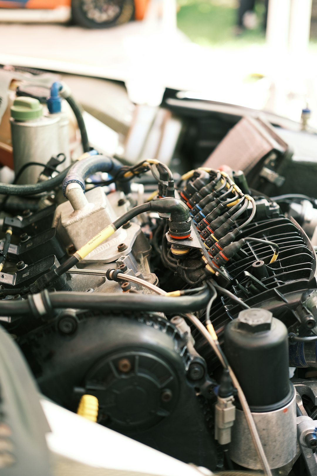 about-02 car engine close-up